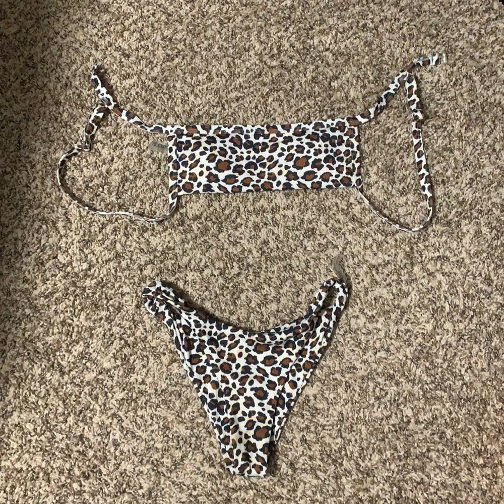 Cheetah print bikini